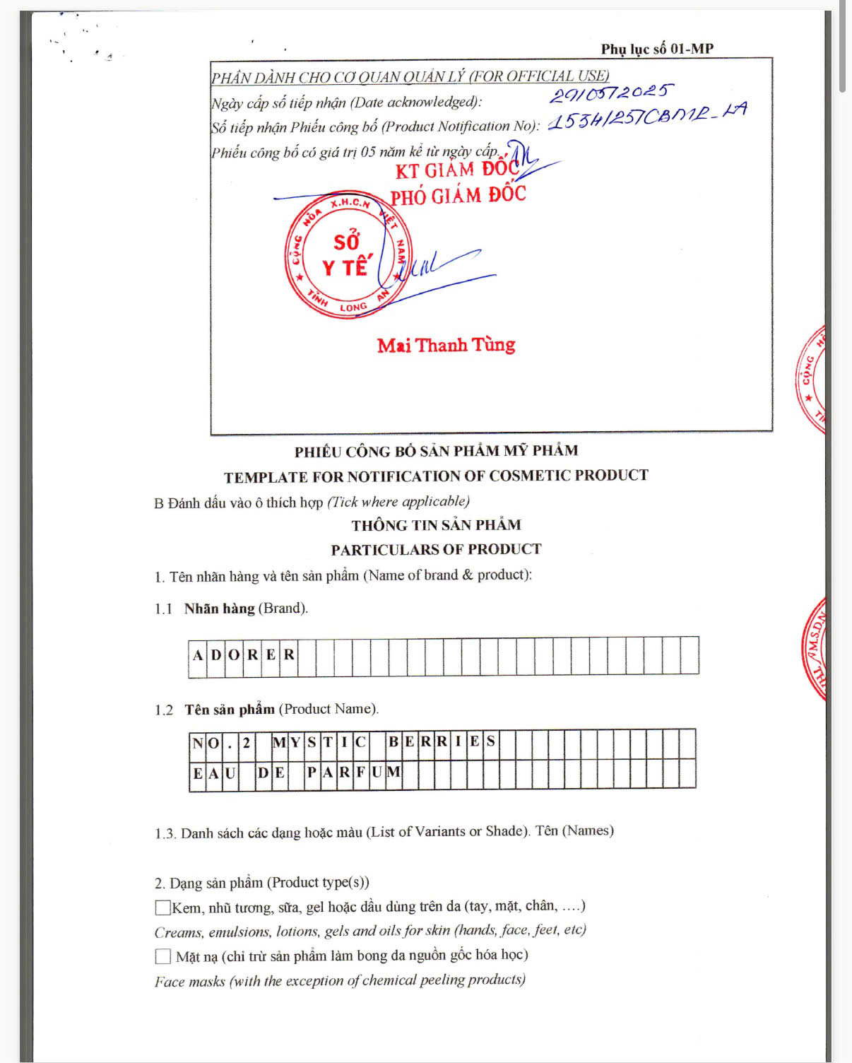 Nước hoa No.2 MYSTIC BERRIES - Ảnh 2