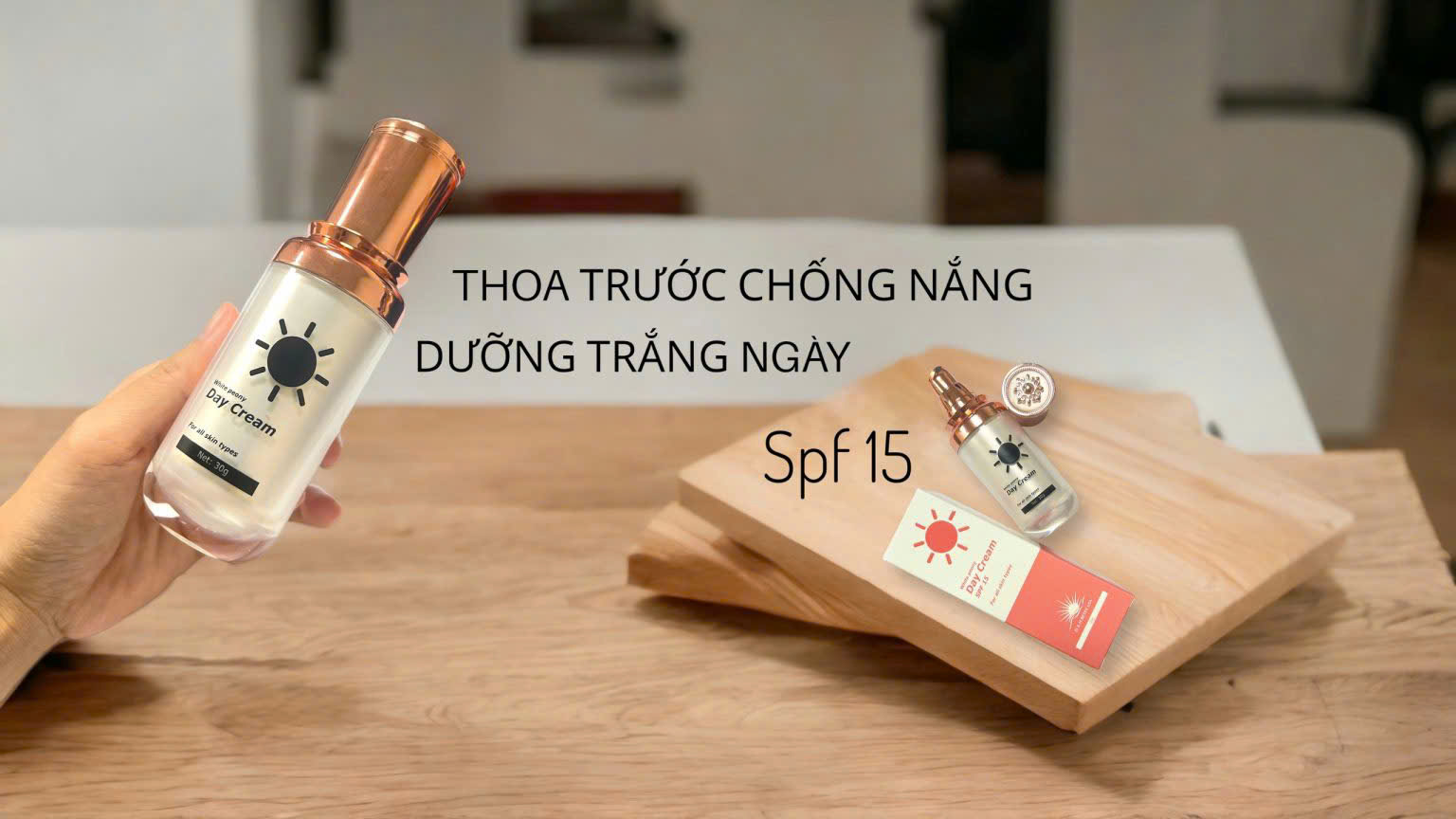 DAY CREAM Spf 15 Kem dưỡng trắng da ban ngày - Ảnh 3