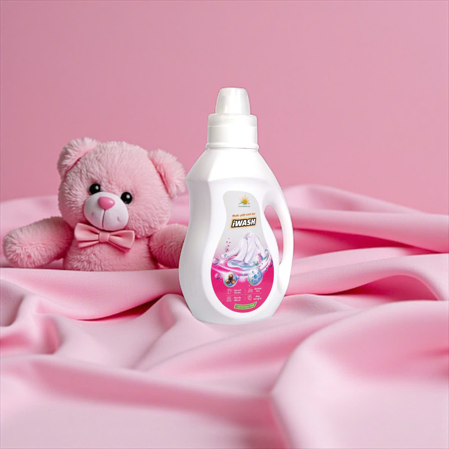 Nước Giặt Sinh Học IWASH (màu hồng) - Ảnh 4