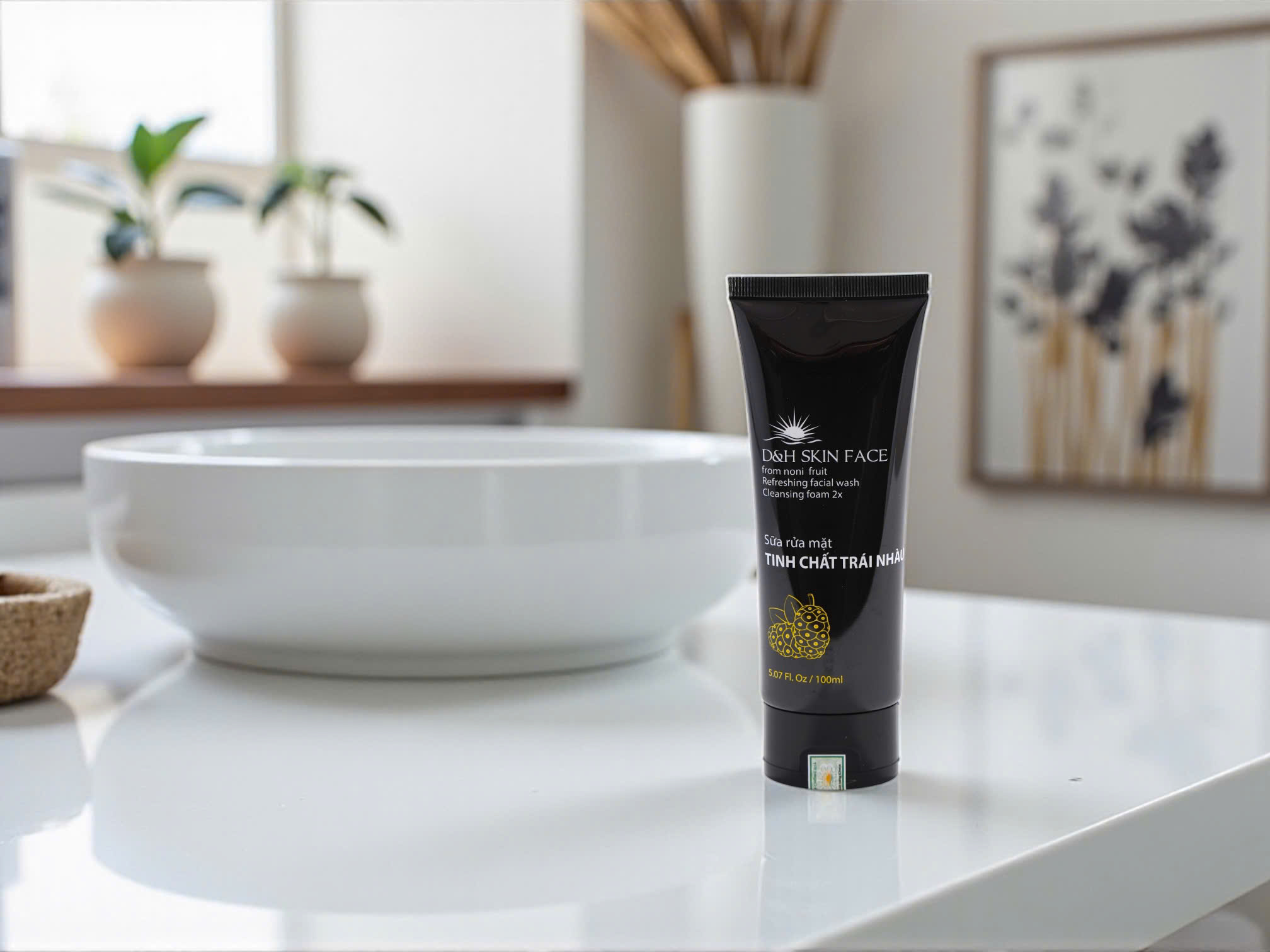 Sữa rửa mặt tinh chất trái nhàu D&H - Ảnh 3