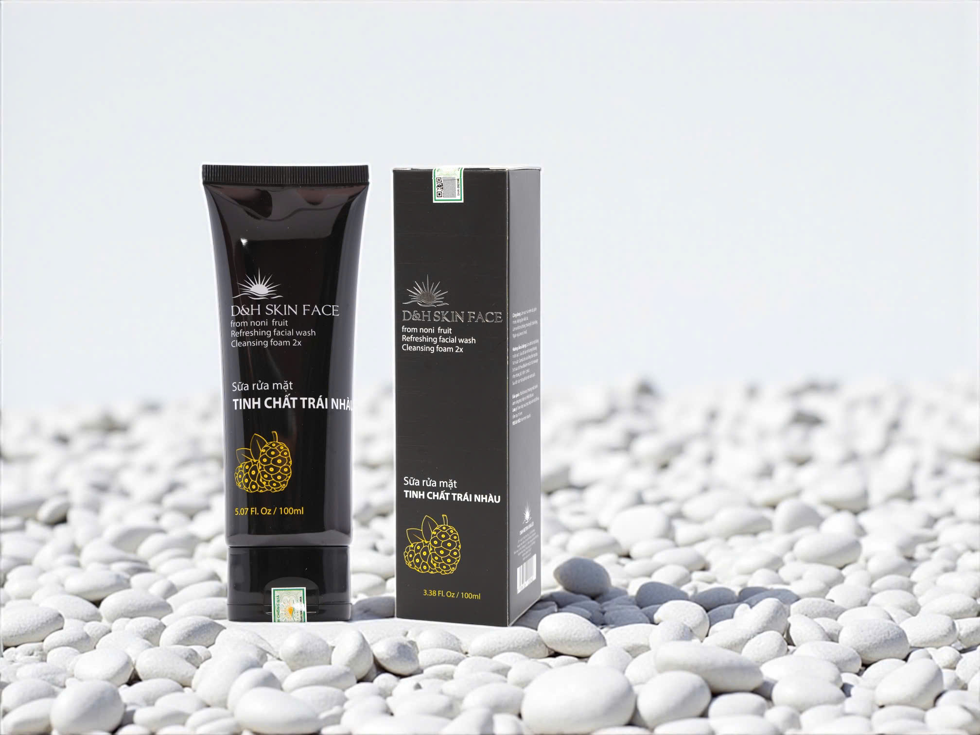 Sữa rửa mặt tinh chất trái nhàu D&H - Ảnh 5