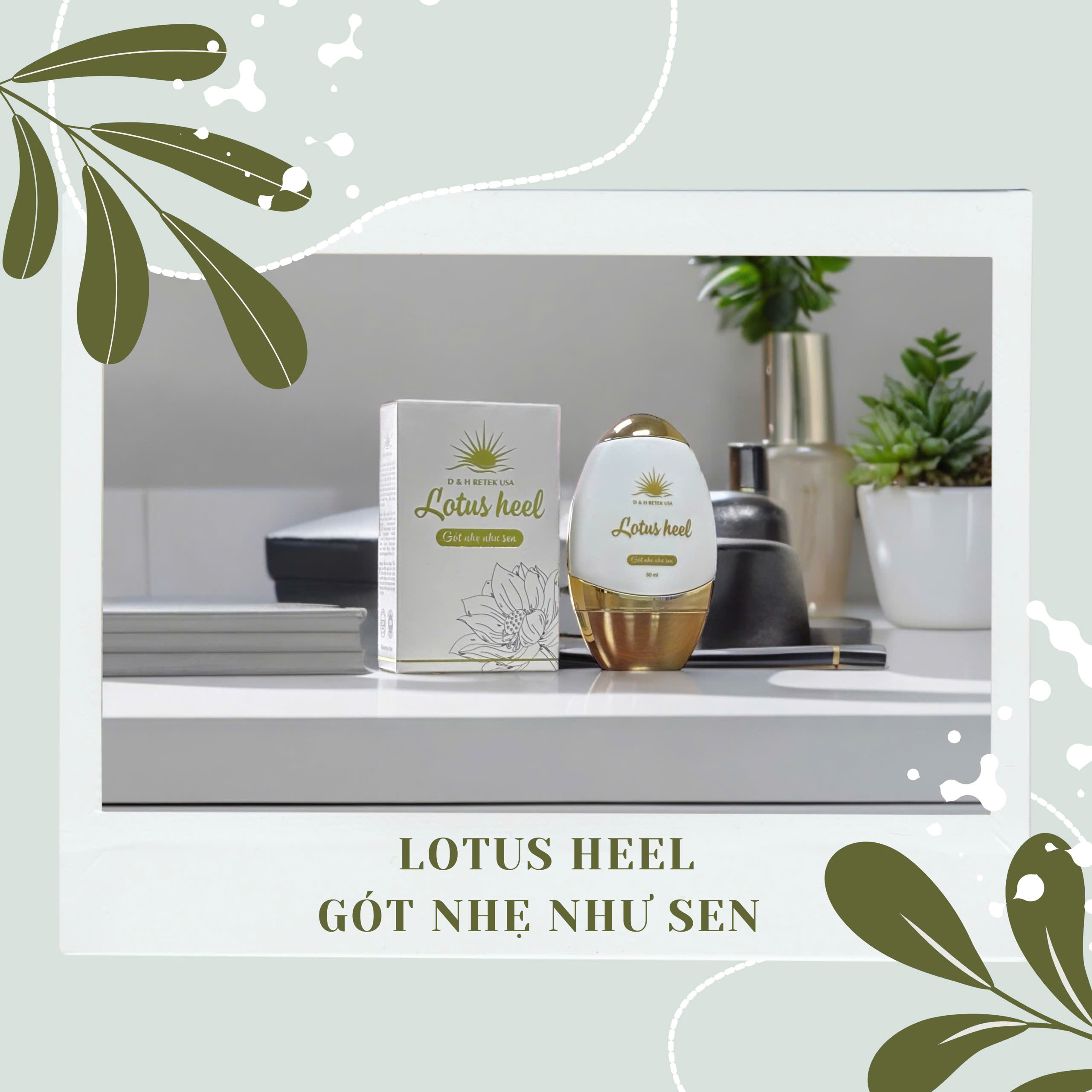 GÓT SEN LOTUS HEEL - Ảnh 4