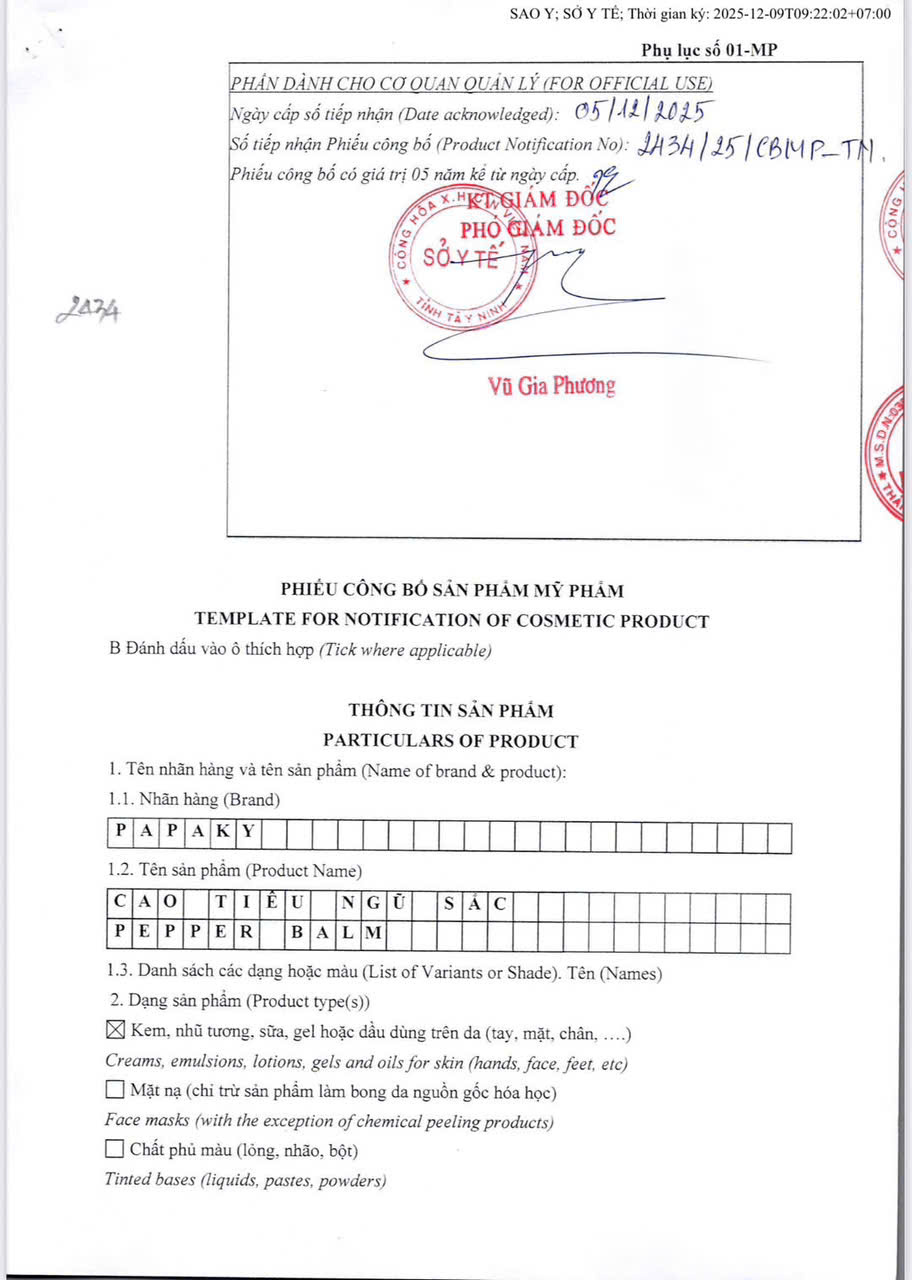 CAO TIÊU NGŨ SẮC PAPAKY (30g) - Ảnh 2